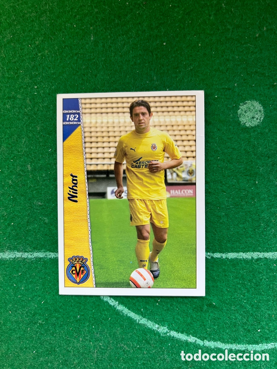 Cromos de f&uacute;tbol: 182 NIHAT VILLARREAL LAS FICHAS DE LA LIGA 2006 2007 MUNDICROMO