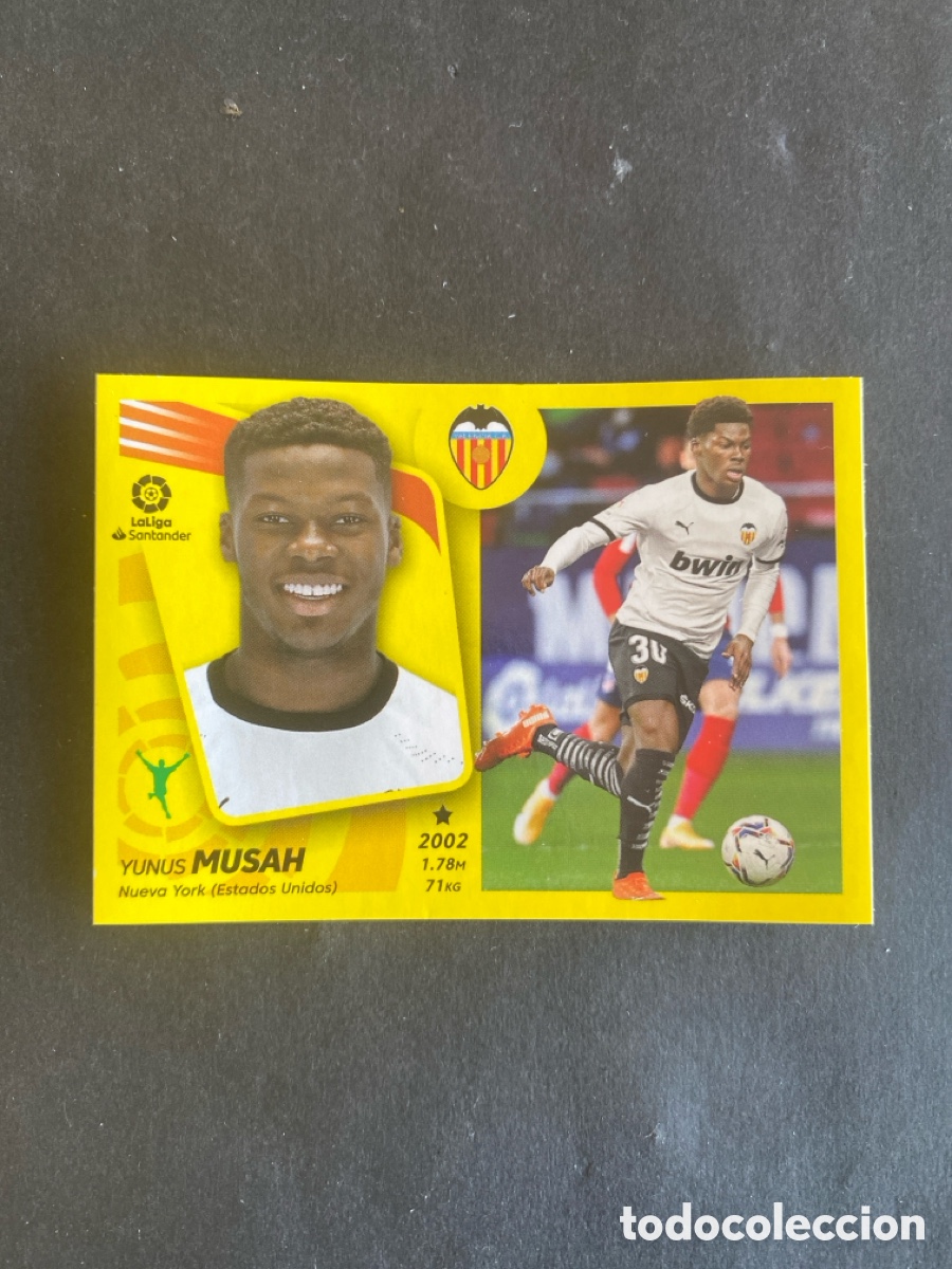 Cromos de f&uacute;tbol: Cromo liga 21/22 Valencia N* 18