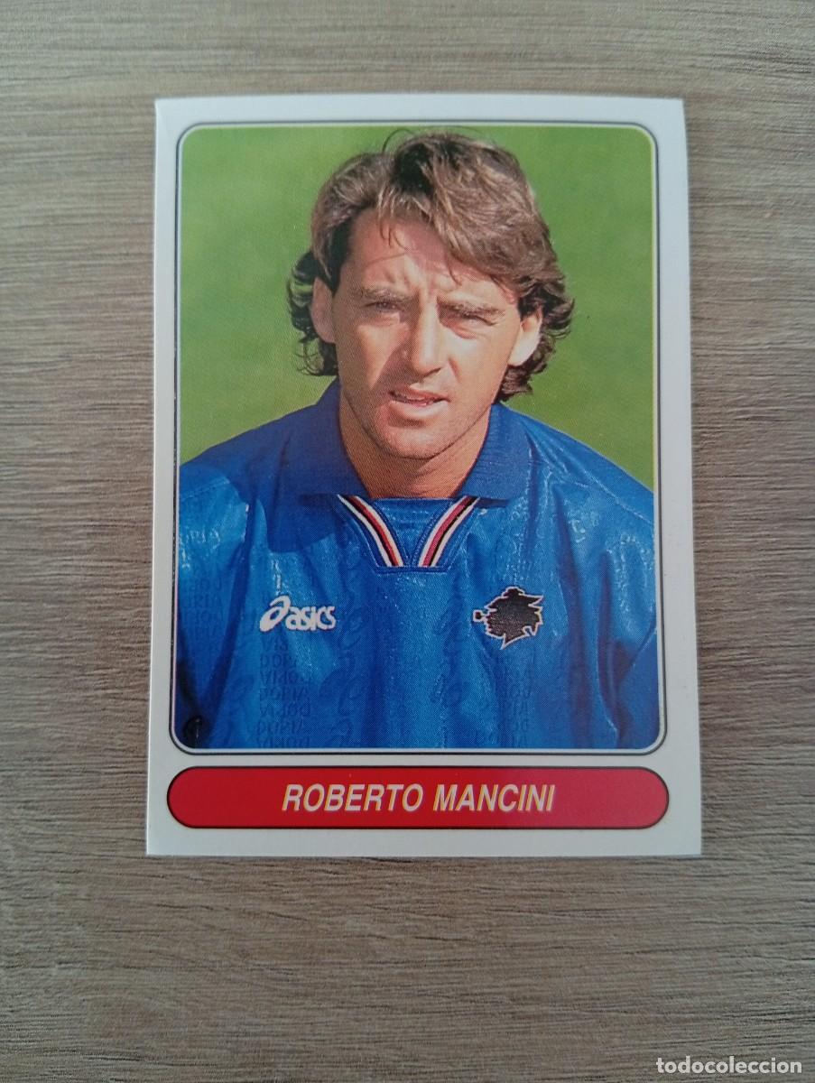 Cromos de f&uacute;tbol: ROBERTO MANCINI 107 EUROPEAN FOOTBALL STARS 1997 97 SIN PEGAR NUNCA PEGADO