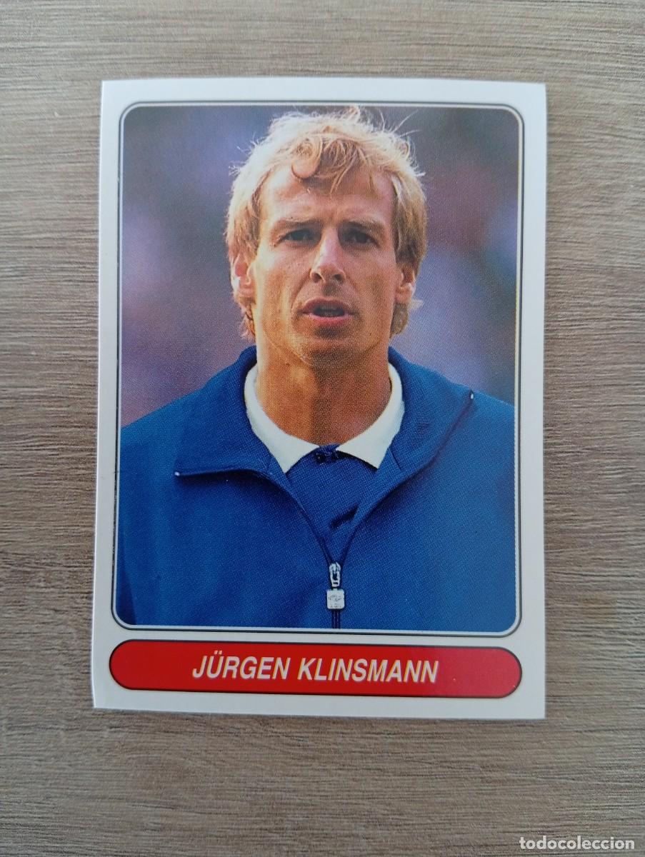 Cromos de f&uacute;tbol: JURGEN KLINSMANN 102 EUROPEAN FOOTBALL STARS 1997 97 SIN PEGAR NUNCA PEGADO