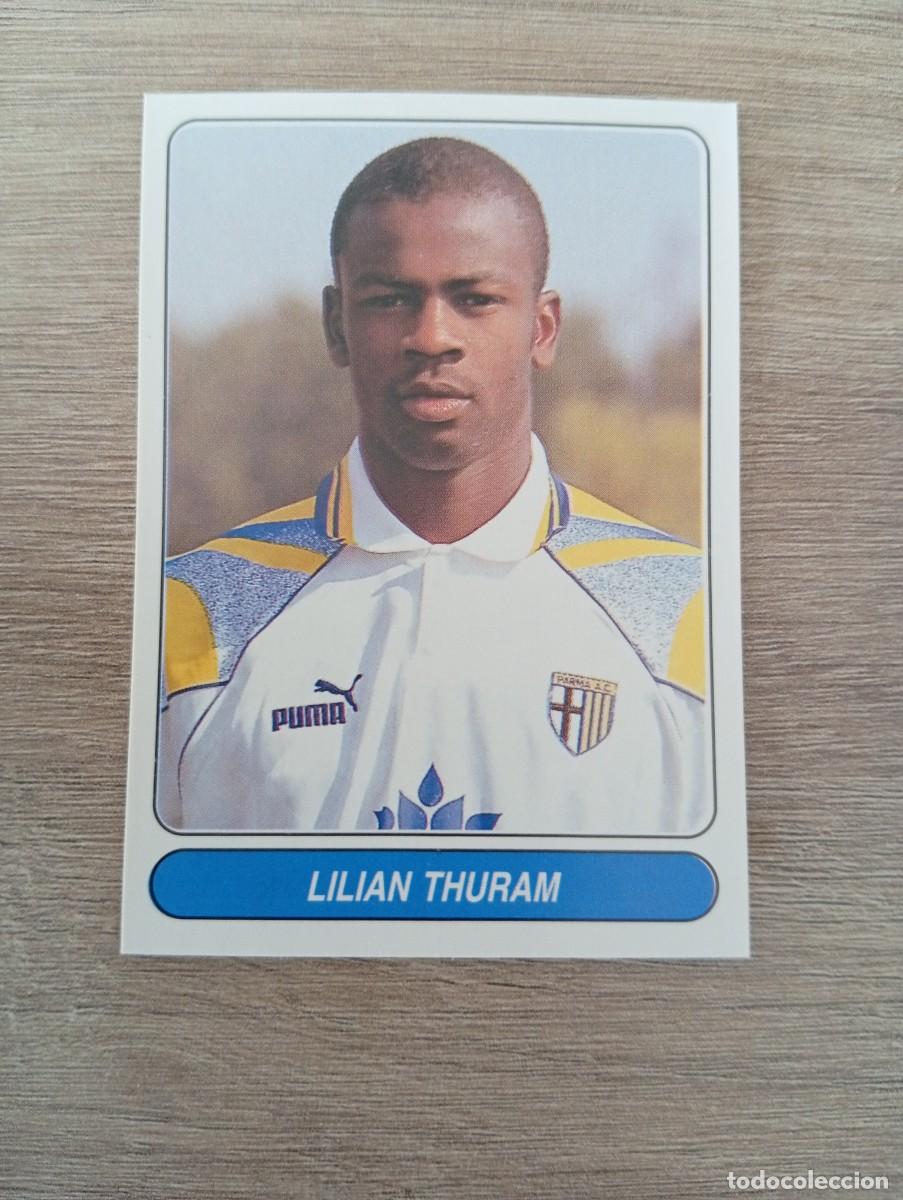 Cromos de f&uacute;tbol: LILIAN THURAM 49 EUROPEAN FOOTBALL STARS 1997 97 SIN PEGAR NUNCA PEGADO