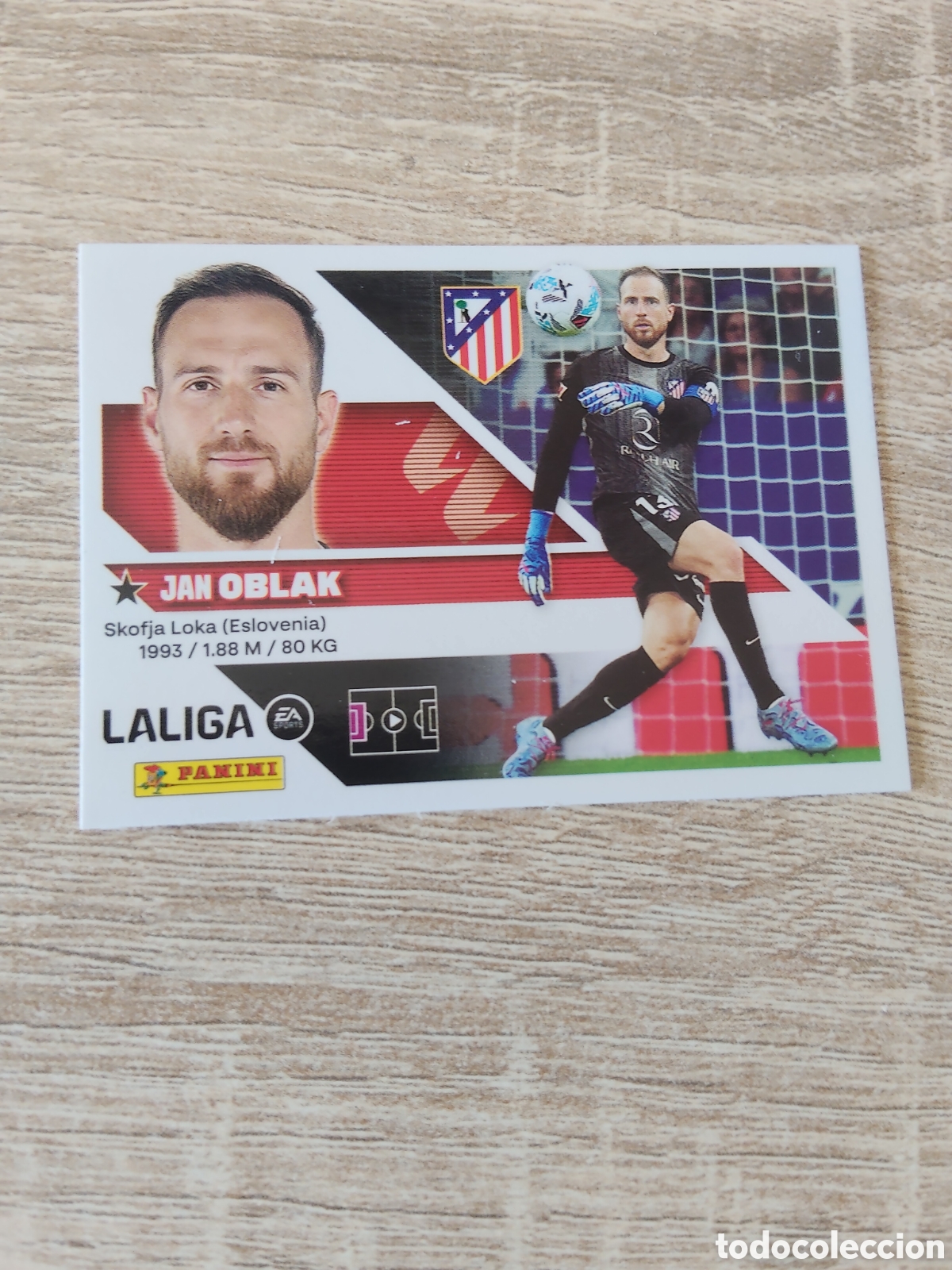 Cromos de f&uacute;tbol: Oblak Atl&eacute;tico de Madrid liga 2026 2027 26 27 ediciones este
