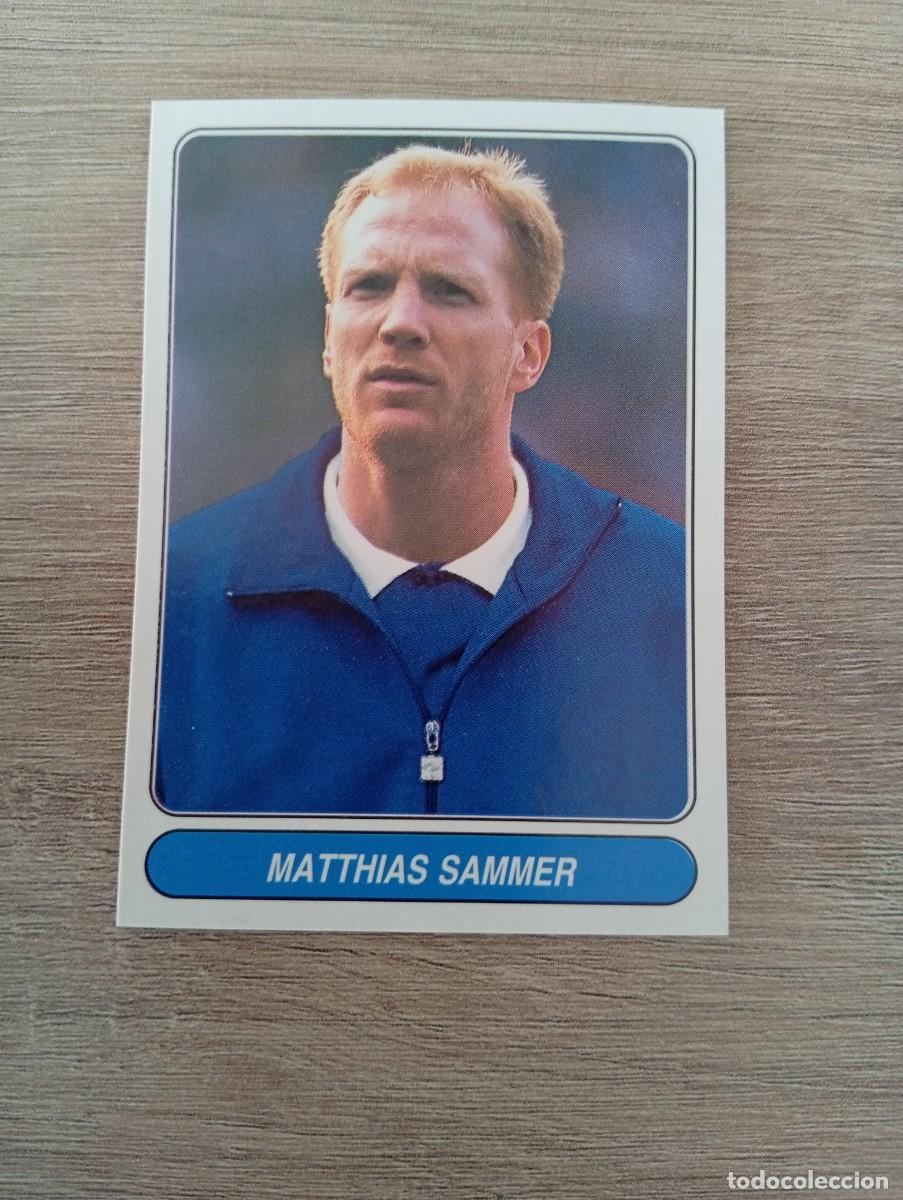 Cromos de f&uacute;tbol: MATTHIAS SAMMER 45 EUROPEAN FOOTBALL STARS 1997 97 SIN PEGAR NUNCA PEGADO
