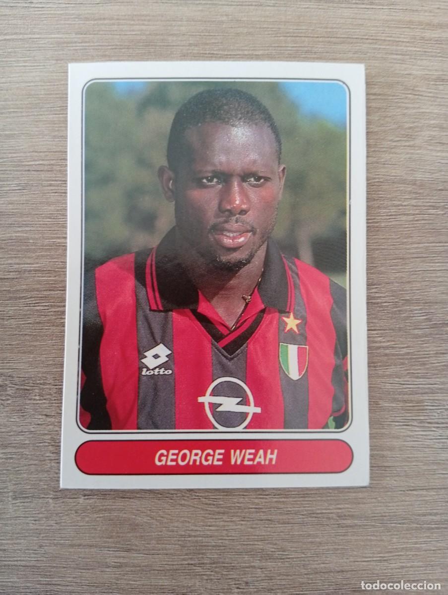 Cromos de f&uacute;tbol: GEORGE WEAH 118 EUROPEAN FOOTBALL STARS 1997 97 SIN PEGAR NUNCA PEGADO