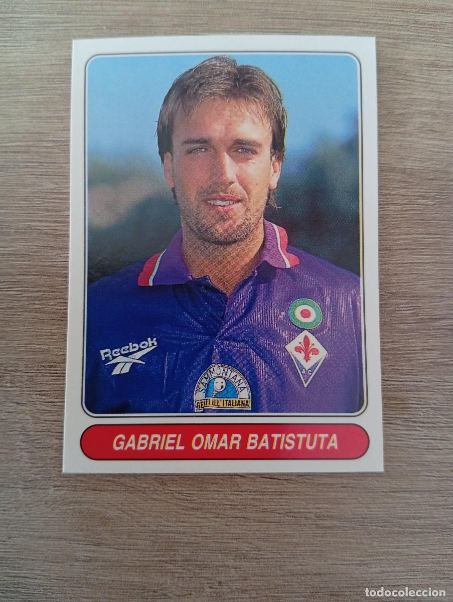 Cromos de f&uacute;tbol: GABRIEL OMAR BATISTUTAL 92 EUROPEAN FOOTBALL STARS 1997 97 SIN PEGAR NUNCA PEGADO