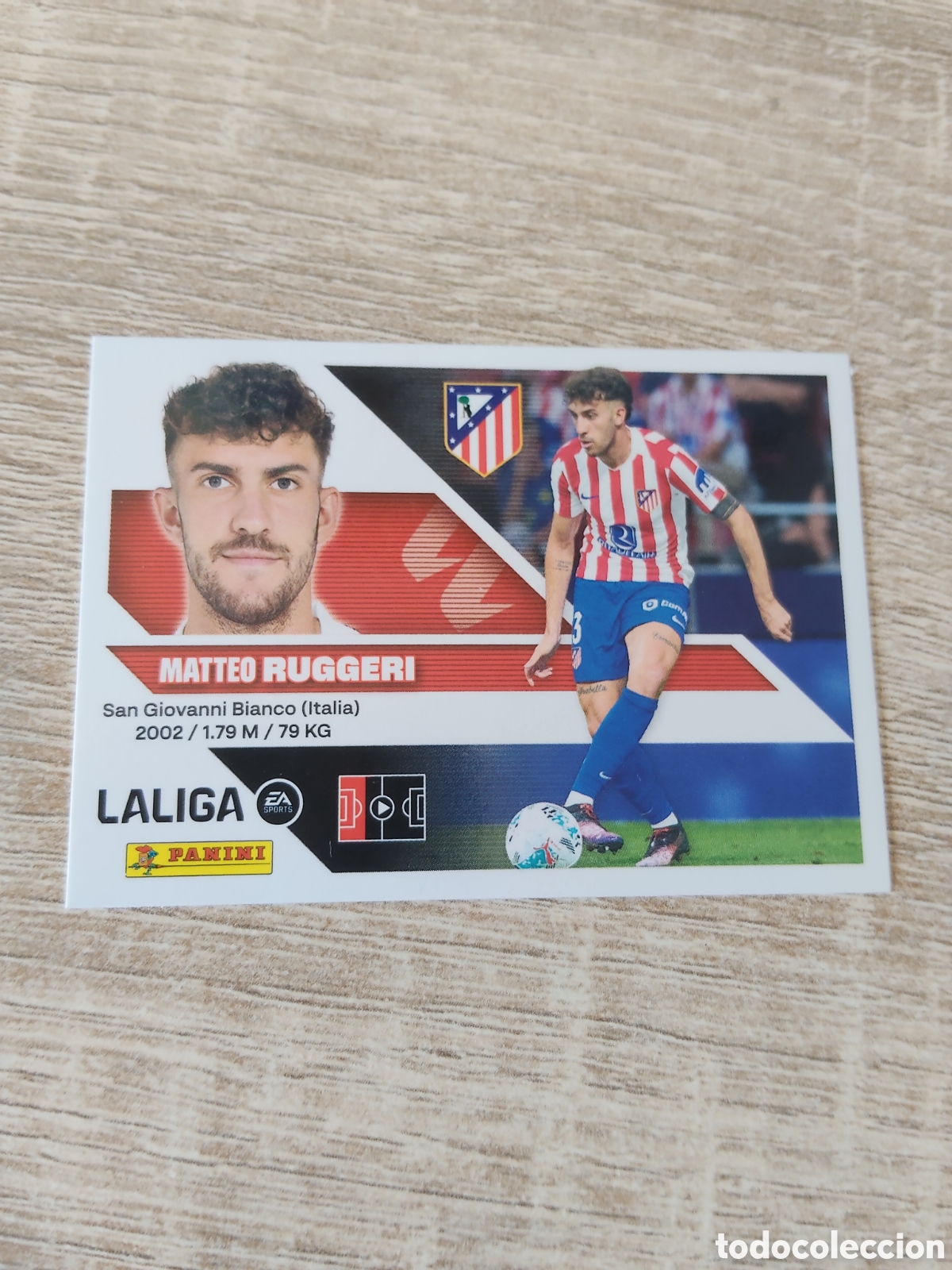 Cromos de f&uacute;tbol: Ruggeri Atl&eacute;tico de Madrid liga 2026 2027 26 27 ediciones este