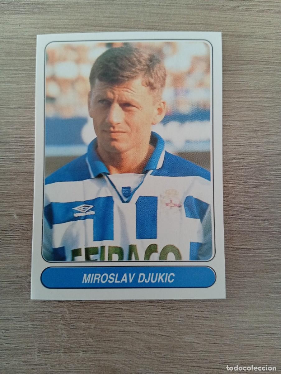 Cromos de f&uacute;tbol: MIROSLAV DJUKIC 29 DEPORTIVO DE LA CORU&Ntilde;A EUROPEAN FOOTBALL STARS 1997 97 SIN PEGAR NUNCA PEGADO