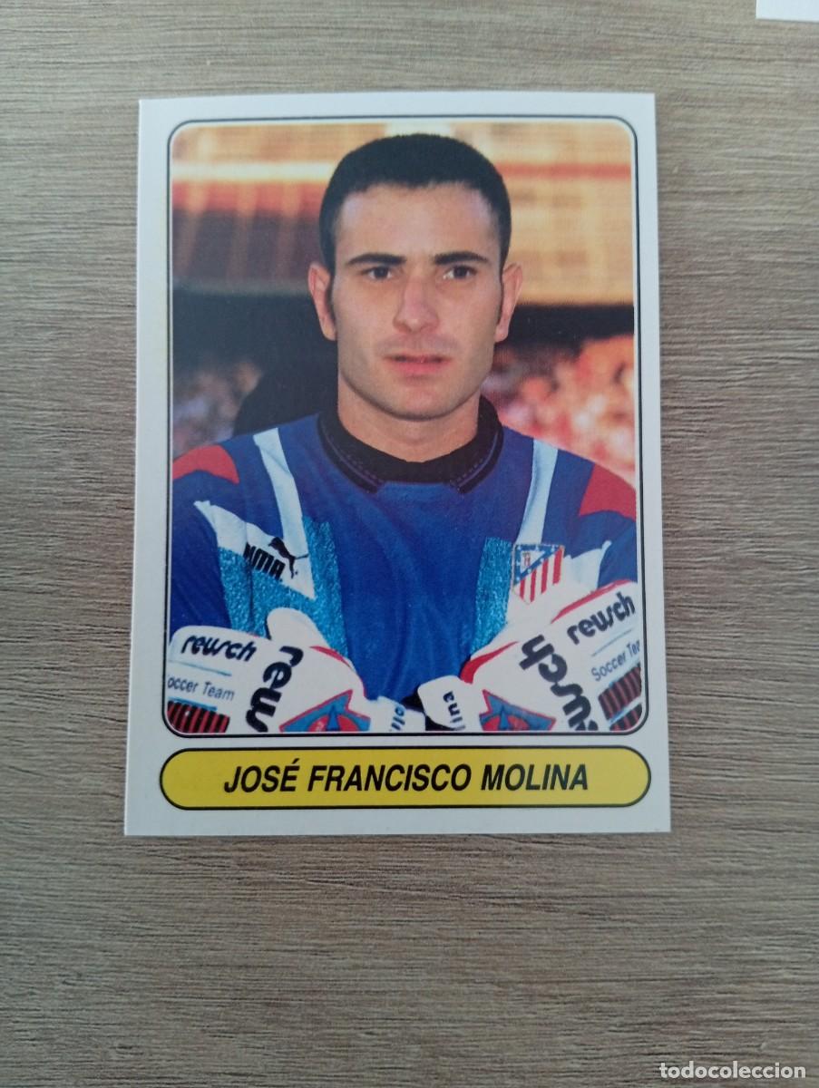 Cromos de f&uacute;tbol: JOSE FRANCISCO MOLINA 9 ATLETICO DE MADRID EUROPEAN FOOTBALL STARS 1997 97 SIN PEGAR NUNCA PEGADO