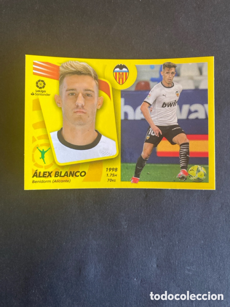 Cromos de f&uacute;tbol: Cromo liga 21/22 Valencia N* 20A