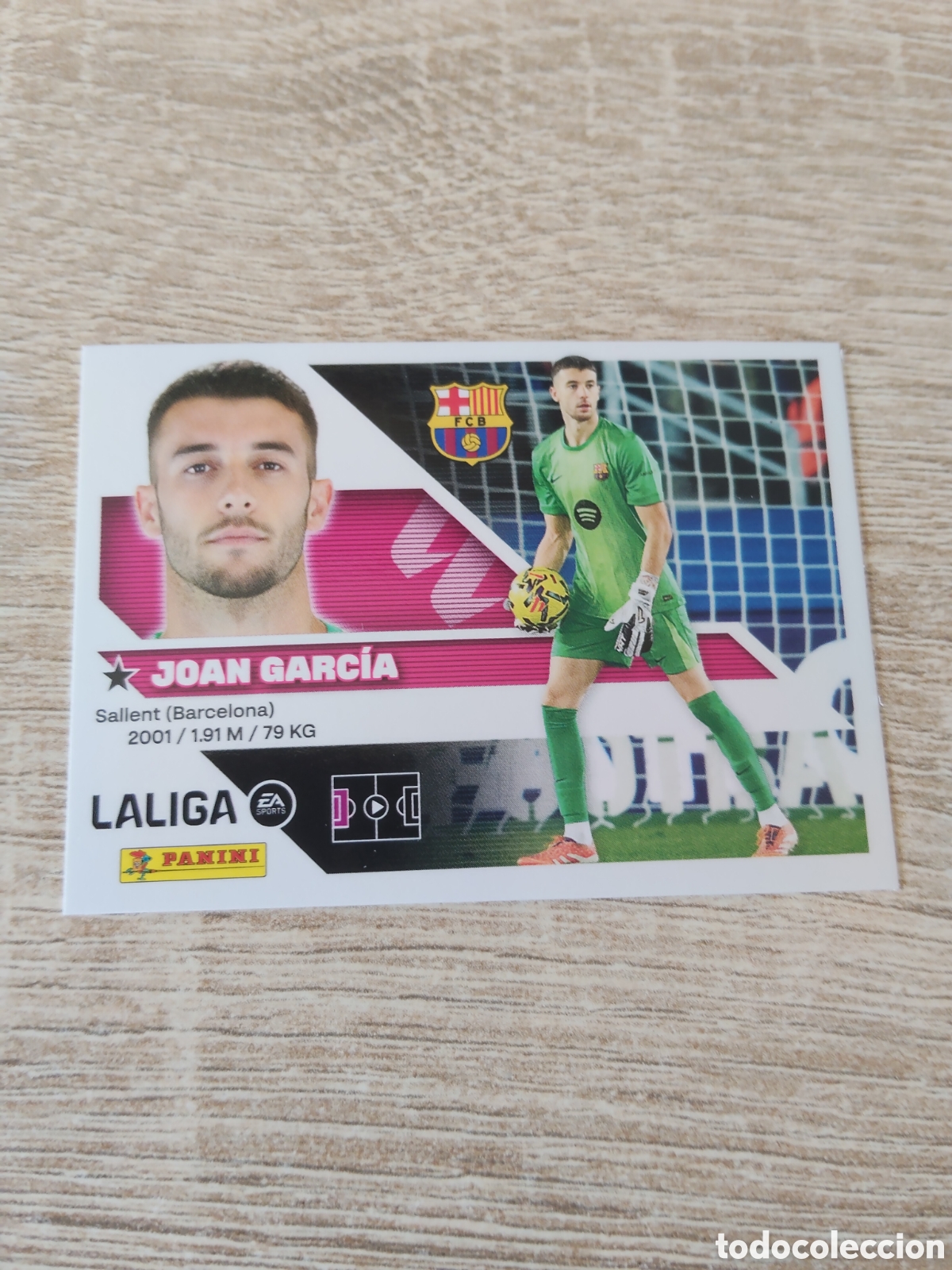 Cromos de f&uacute;tbol: Joan Garc&iacute;a Barcelona liga 2026 2027 26 27 ediciones este