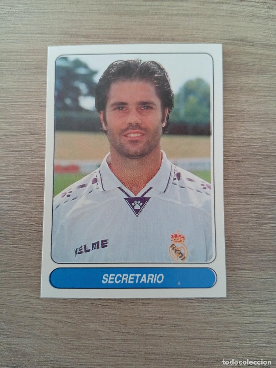 Cromos de f&uacute;tbol: SECRETARIO 46 REAL MADRID EUROPEAN FOOTBALL STARS 1997 97 SIN PEGAR NUNCA PEGADO