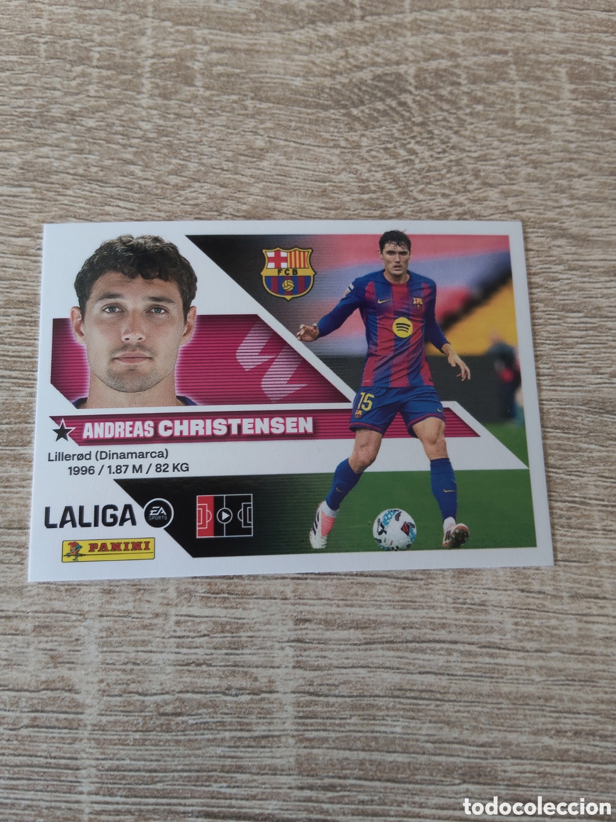 Cromos de f&uacute;tbol: Christensen Barcelona liga 2026 2027 26 27 ediciones este
