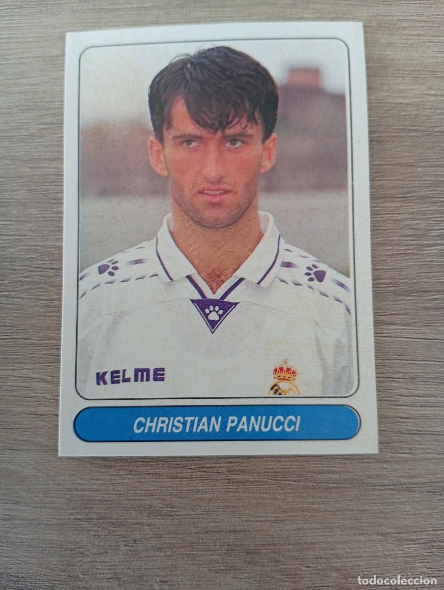Cromos de f&uacute;tbol: CHRISTIAN PANUCCI 42 REAL MADRID EUROPEAN FOOTBALL STARS 1997 97 SIN PEGAR NUNCA PEGADO