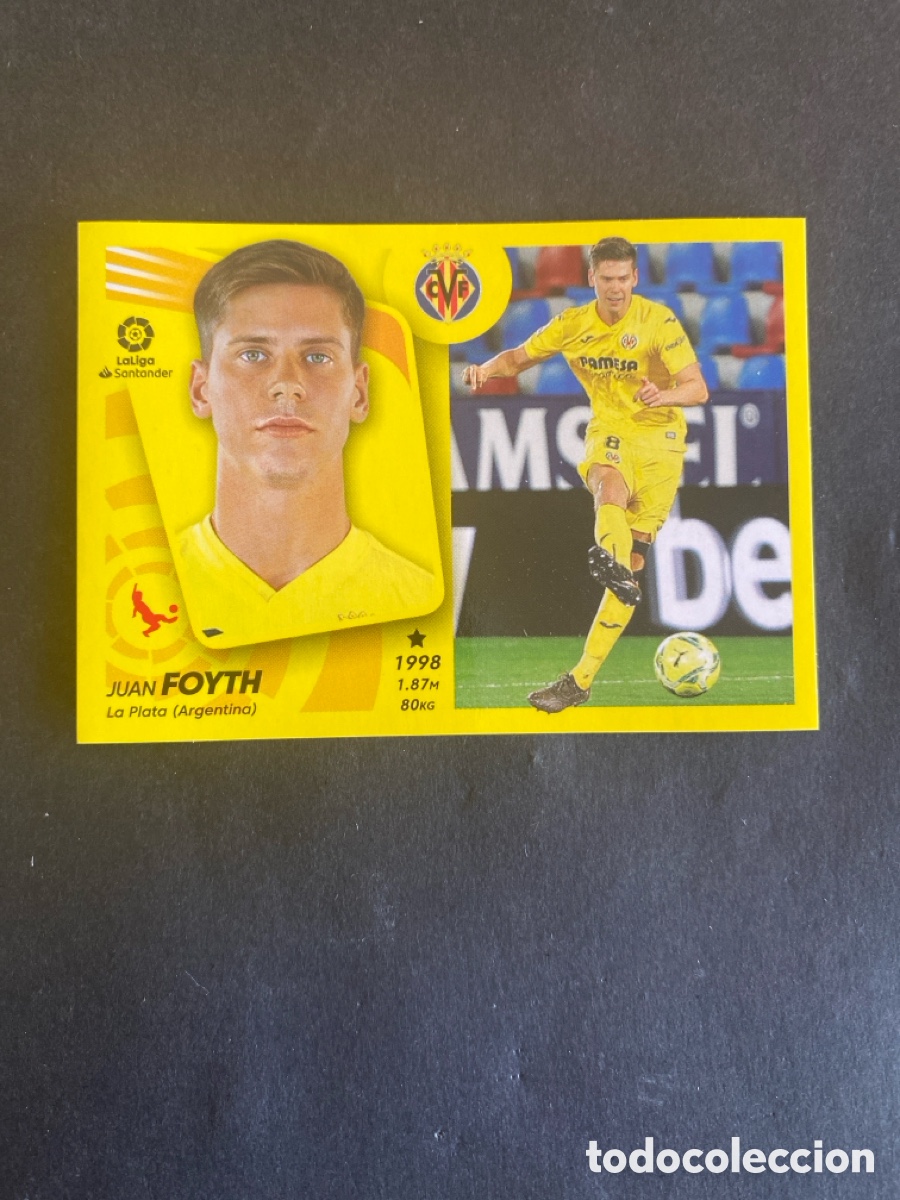 Cromos de f&uacute;tbol: Cromo liga 21/22 Villarreal N* 10