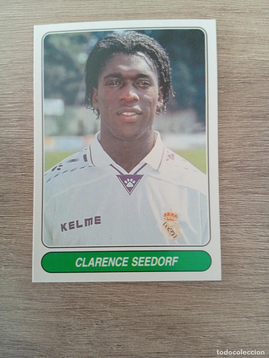 Cromos de f&uacute;tbol: CLARENCE SEEDORF 82 REAL MADRID EUROPEAN FOOTBALL STARS 1997 97 SIN PEGAR NUNCA PEGADO