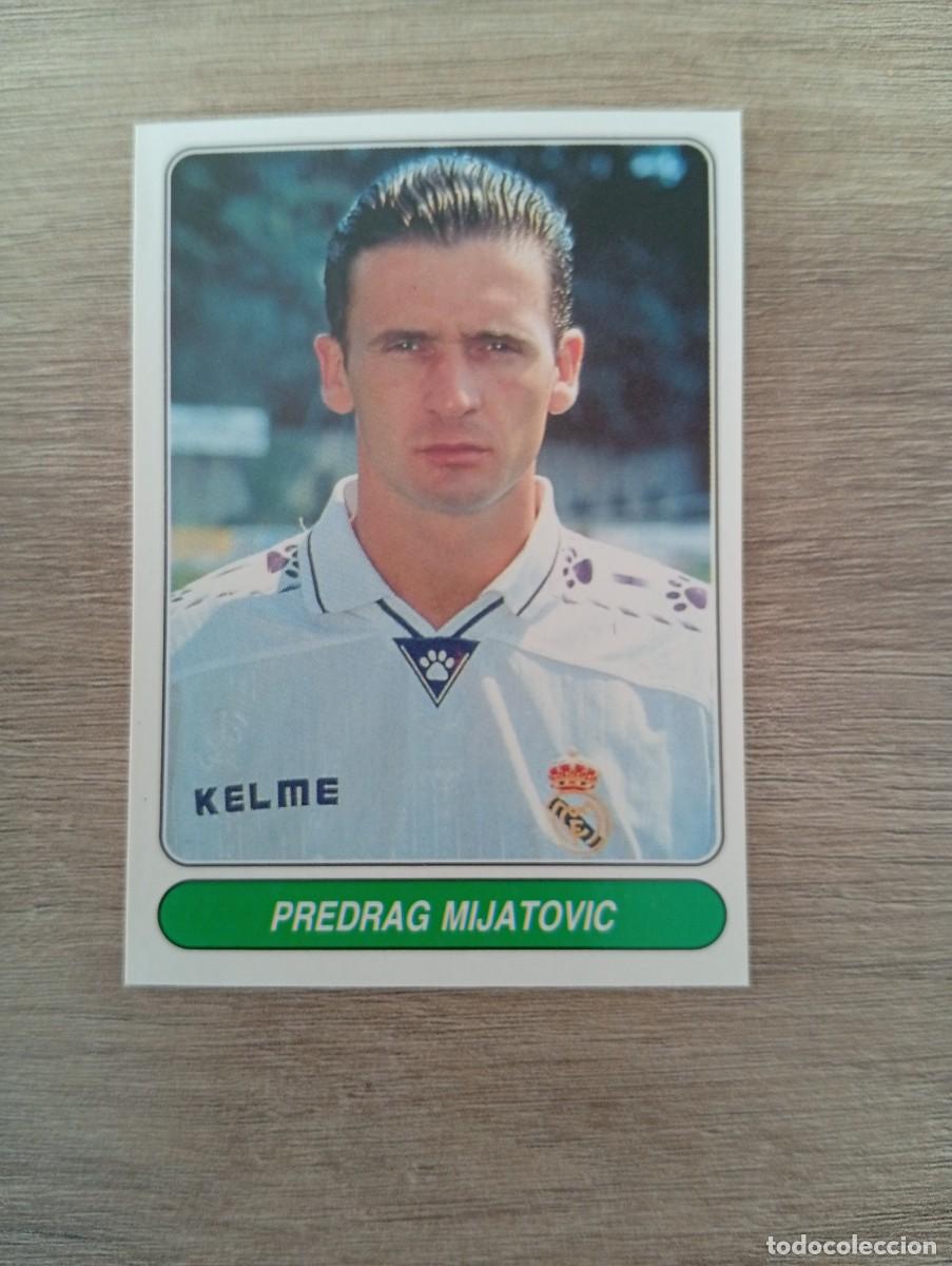 Cromos de f&uacute;tbol: PEDRAG MOJATOVIC 73 REAL MADRID EUROPEAN FOOTBALL STARS 1997 97 SIN PEGAR NUNCA PEGADO