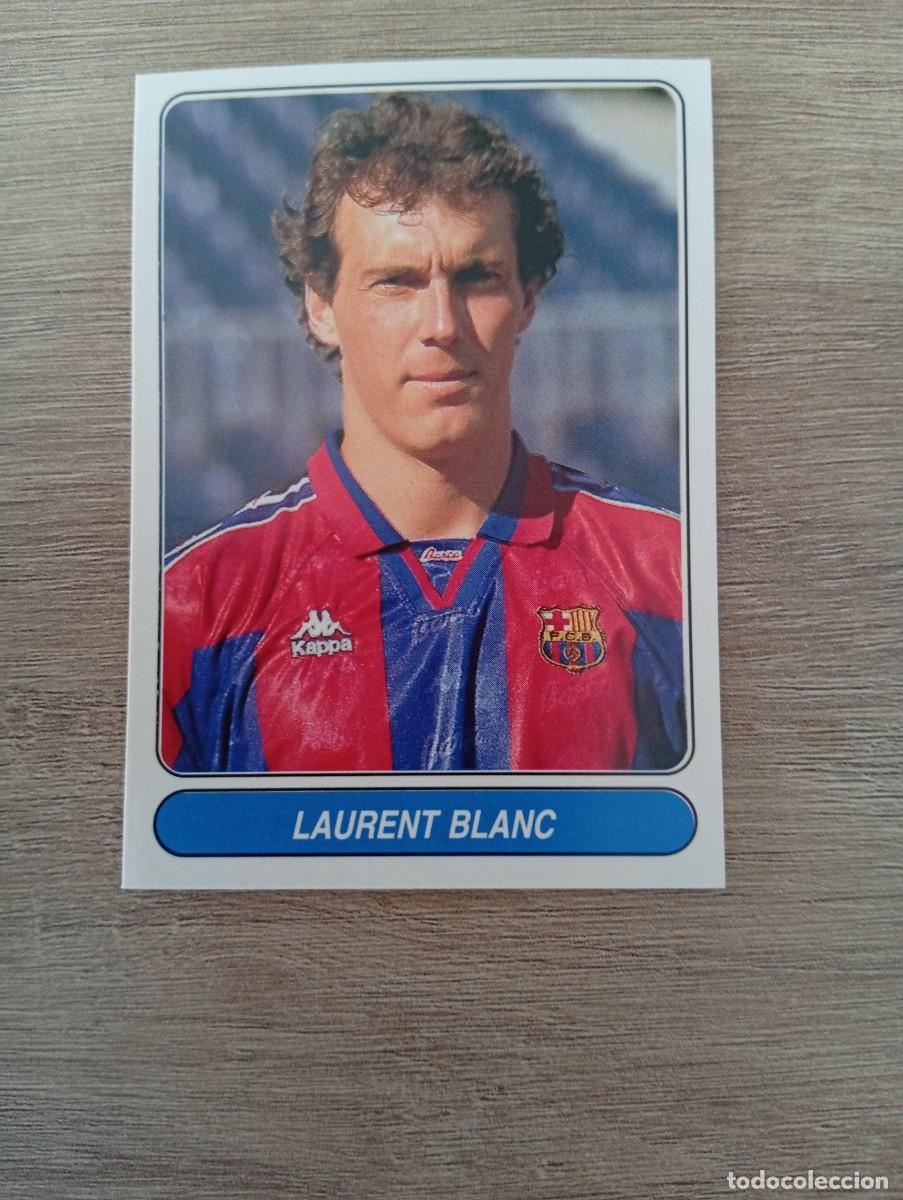 Cromos de f&uacute;tbol: LAURENT BLANC 23 BARCELONA EUROPEAN FOOTBALL STARS 1997 97 SIN PEGAR NUNCA PEGADO