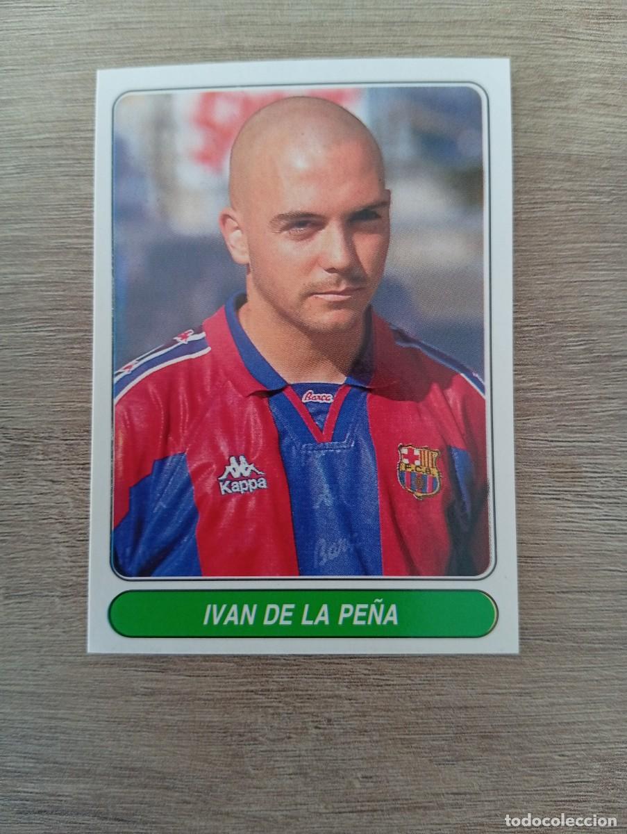 Cromos de f&uacute;tbol: IVAN DE LA PE&Ntilde;A 57 BARCELONA EUROPEAN FOOTBALL STARS 1997 97 SIN PEGAR NUNCA PEGADO