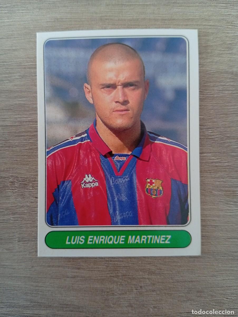 Cromos de f&uacute;tbol: LUIS ENRIQUE 72 BARCELONA EUROPEAN FOOTBALL STARS 1997 97 SIN PEGAR NUNCA PEGADO