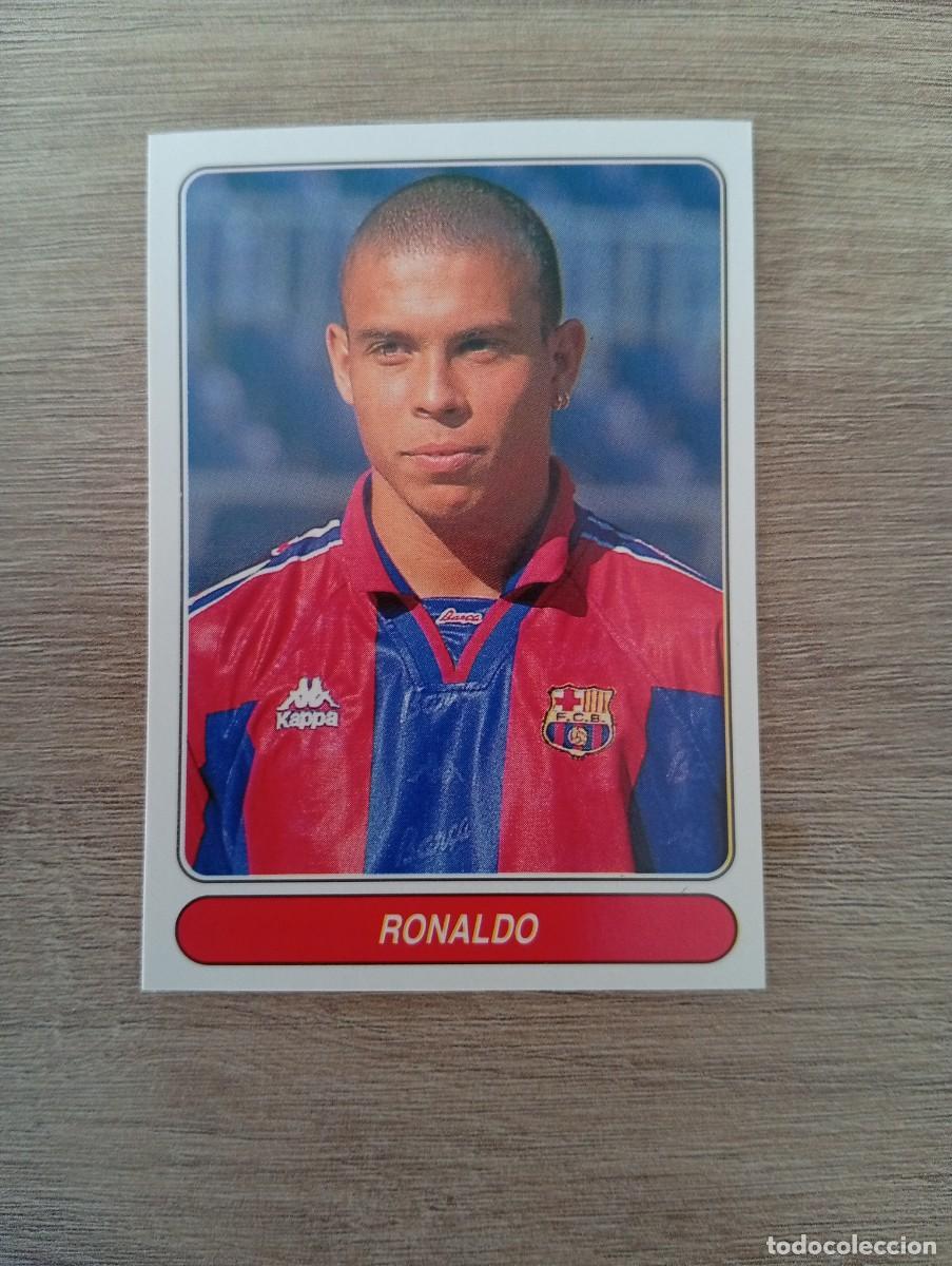 Cromos de f&uacute;tbol: RONALDO 112 BARCELONA EUROPEAN FOOTBALL STARS 1997 97 SIN PEGAR NUNCA PEGADO