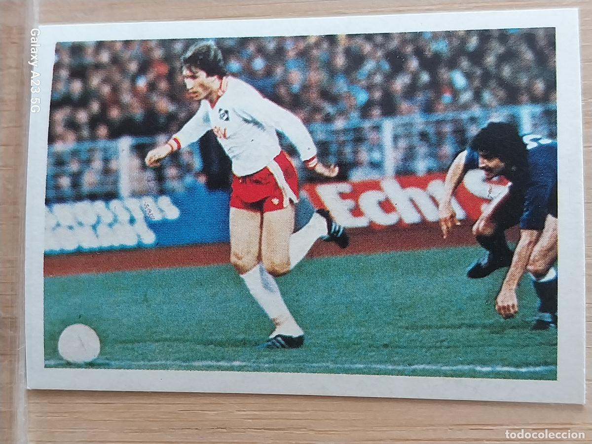 Cromos de f&uacute;tbol: KALTZ ED ESTE LIGA 1980 80 81 FUTBOLISTAS ACCION CROMO 38 SIN PEGAR NUNCA ORIGINAL