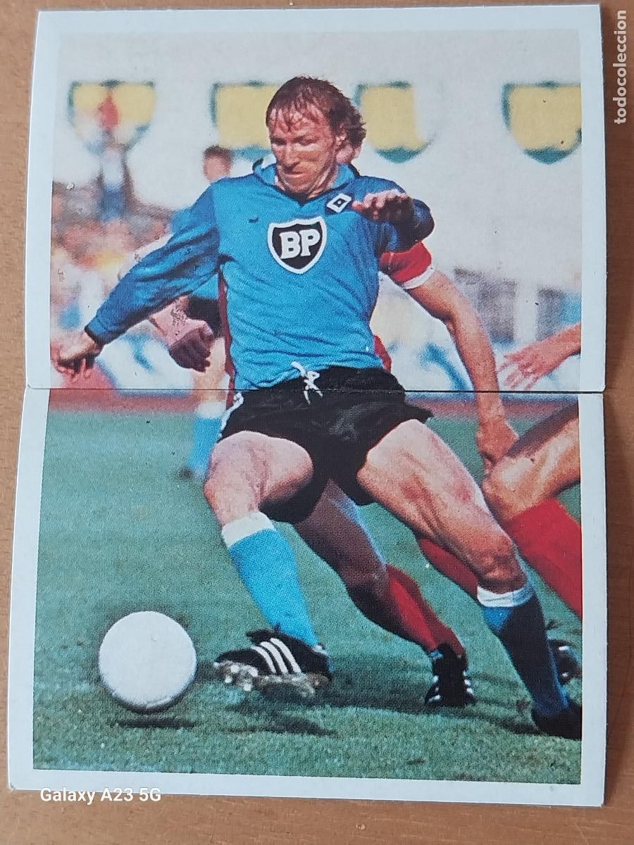 Cromos de f&uacute;tbol: HRUBESCH ED ESTE LIGA 1980 80 81 FUTBOLISTAS ACCION CROMO 45 46 SIN PEGAR NUNCA ORIGINAL