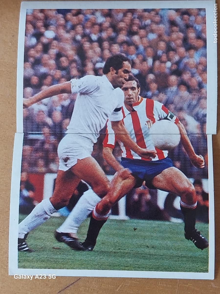 Cromos de f&uacute;tbol: QUINI PIRRI ED ESTE LIGA 1980 80 81 FUTBOLISTAS ACCION CROMO 47 48 SIN PEGAR NUNCA ORIGINAL