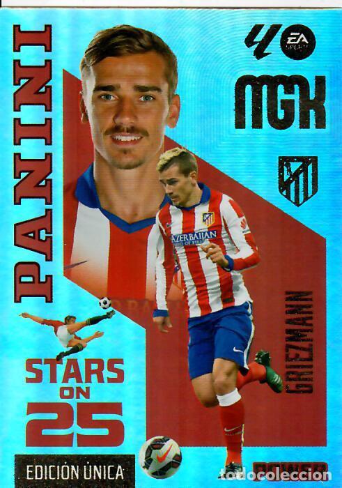 Cromos de f&uacute;tbol: TRADING CARD PANINI MEGACRACKS 26 27 - MGK 443 P STARS ON 25 - GRIEZMANN - AT. MADRID EDICI&Oacute;N &Uacute;NICA