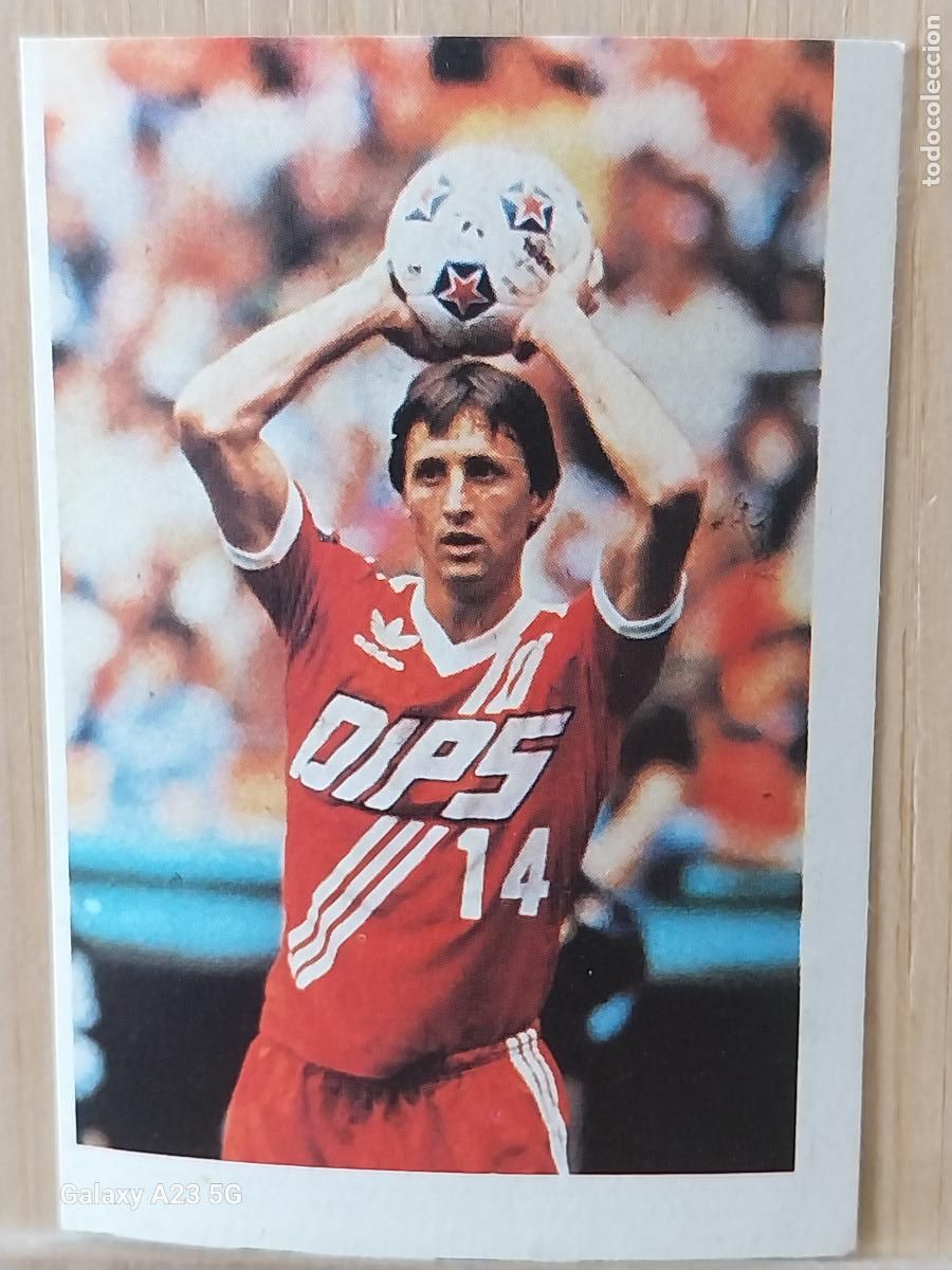 Cromos de f&uacute;tbol: CRUYFF ED ESTE LIGA 1980 80 81 FUTBOLISTAS ACCION CROMO 21 SIN PEGAR NUNCA ORIGINAL