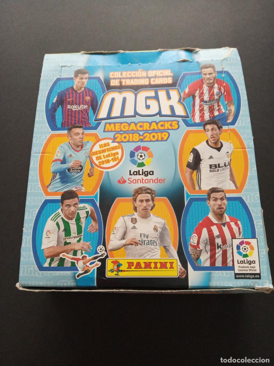 Cromos de f&uacute;tbol: CAJA 14 SOBRES SIN ABRIR ⚽ PANINI &reg; MEGACRACKS 2018 2019 MGK LIGA 18 19 MESSI ? CRISTIANO RONALDO