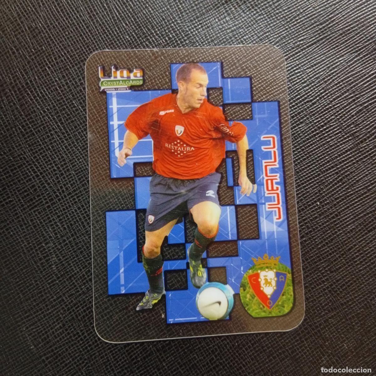 Cromos de f&uacute;tbol: 397 JUANLU OSASUNA CRYSTALCARDS MUNDICROMO 06 07 CROMO FUTBOL LIGA 2006 2007 - A190 PG4