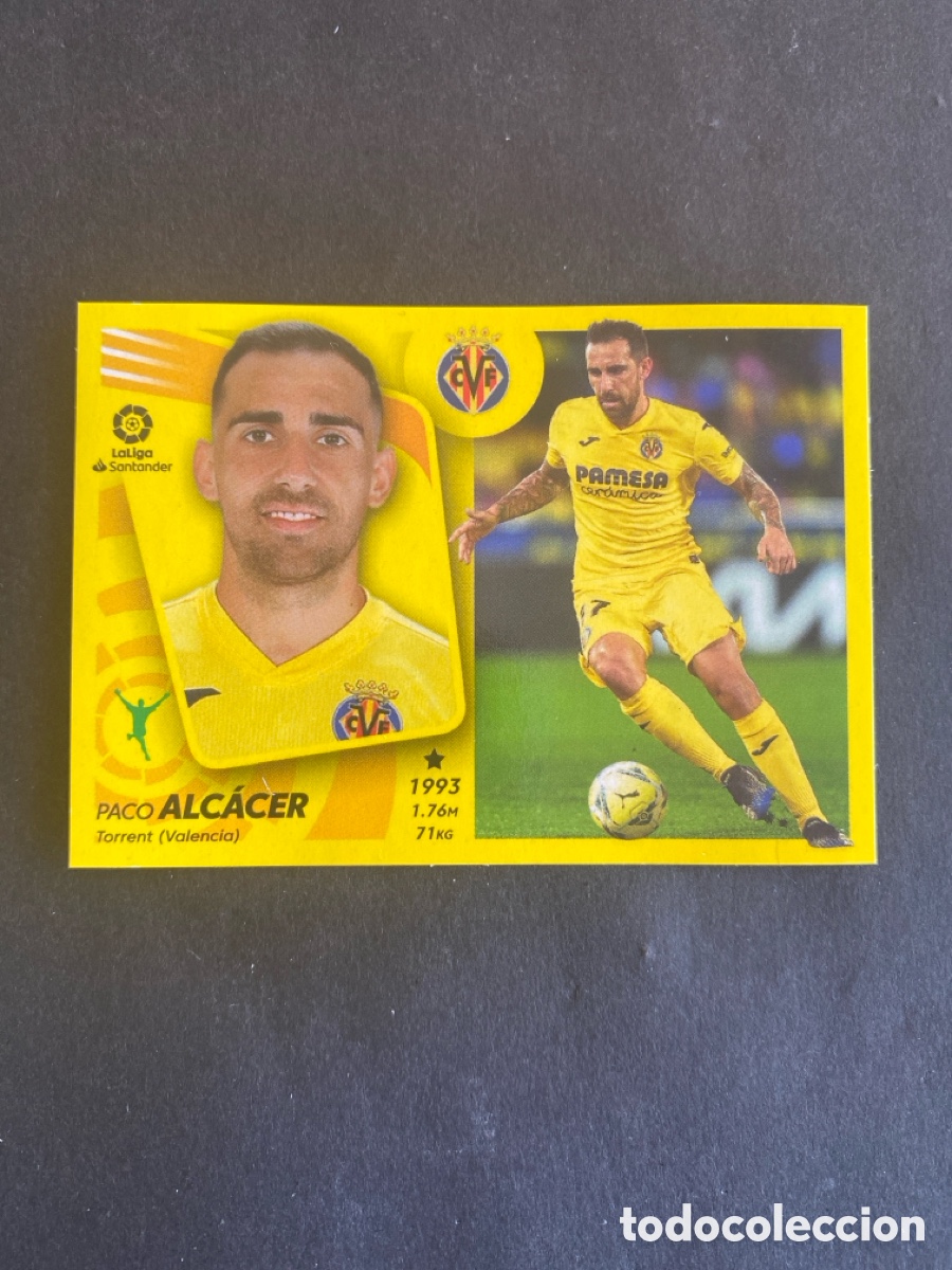 Cromos de f&uacute;tbol: Cromo liga 21/22 Villarreal N* 18A