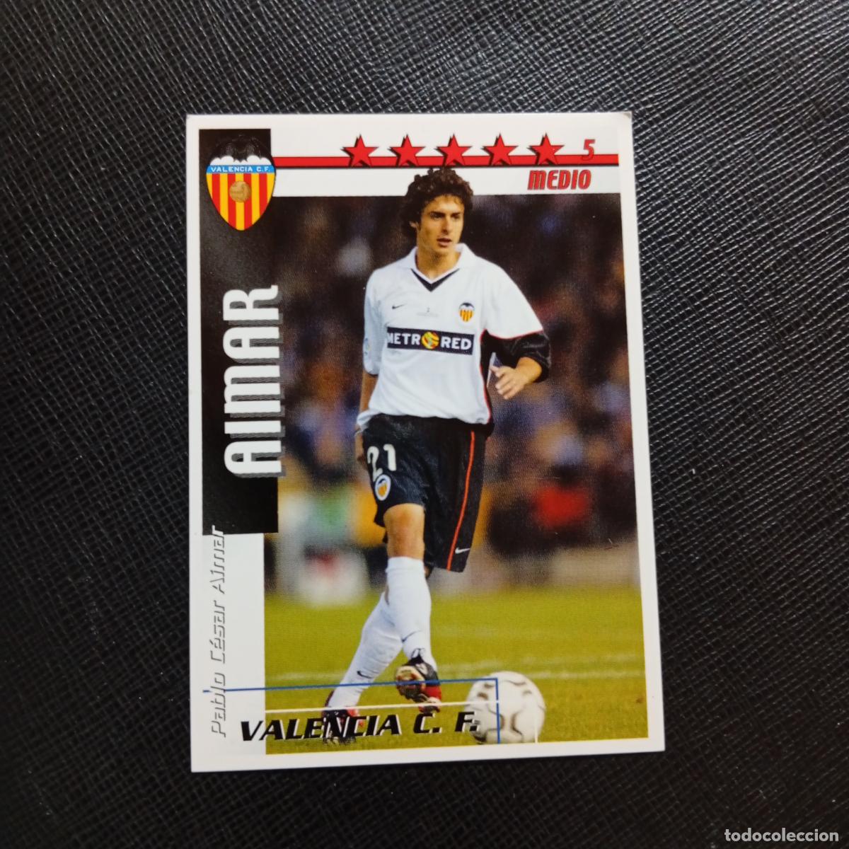 Cromos de f&uacute;tbol: AIMAR VALENCIA MATCH TOTAL 2002 2003 CROMO FUTBOL LIGA 02 03 - A190 PG5