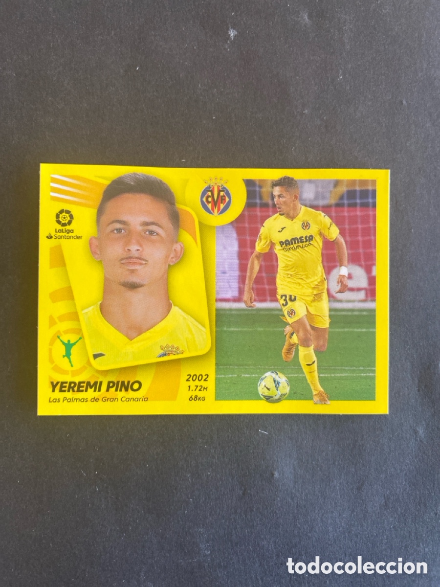 Cromos de f&uacute;tbol: Cromo liga 21/22 Villarreal N* 18B