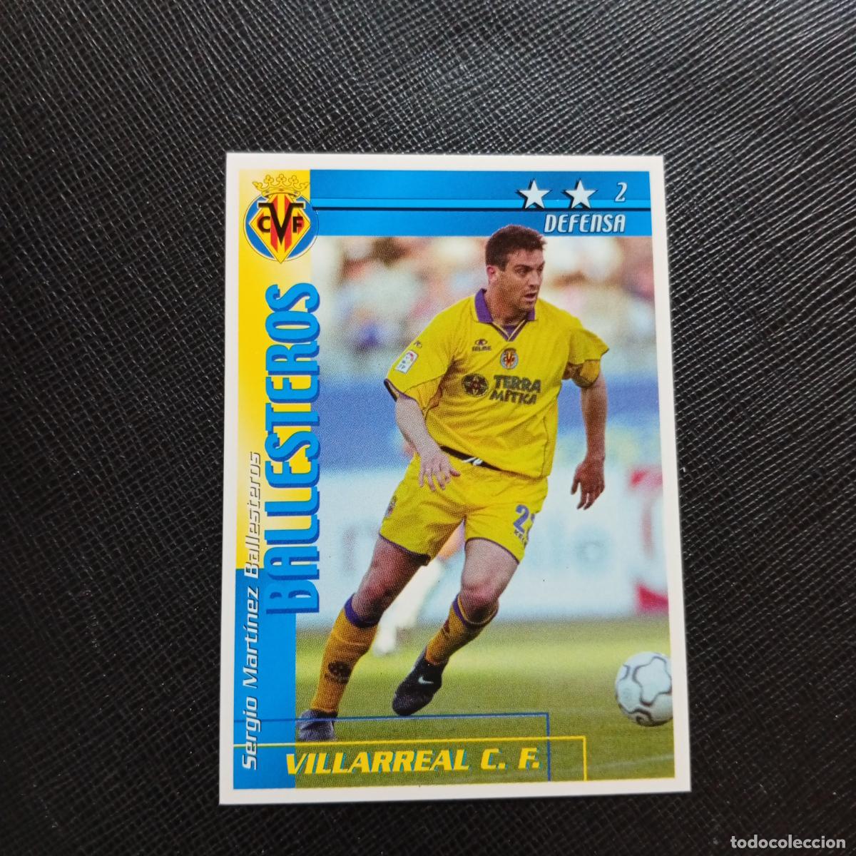 Fu&szlig;ball-Sticker: BALLESTEROS VILLARREAL MATCH TOTAL 2002 2003 CROMO FUTBOL LIGA 02 03 - A190 PG12