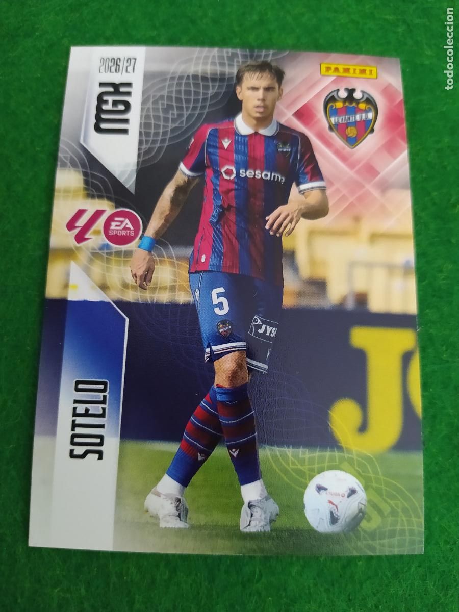 Fu&szlig;ball-Sticker: MEGACRACKS 2026 2027 MGK 26 27 NUEVO - 2 EDICION - LEVANTE N&ordm; 209 SOTELO