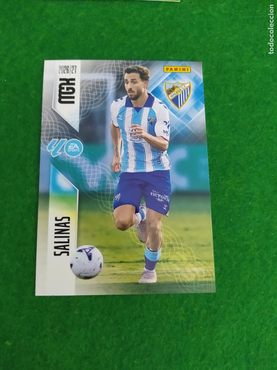 Fu&szlig;ball-Sticker: MEGACRACKS 2026 2027 MGK 26 27 NUEVO - 2 EDICION - MALAGA N&ordm; 243 SALINAS