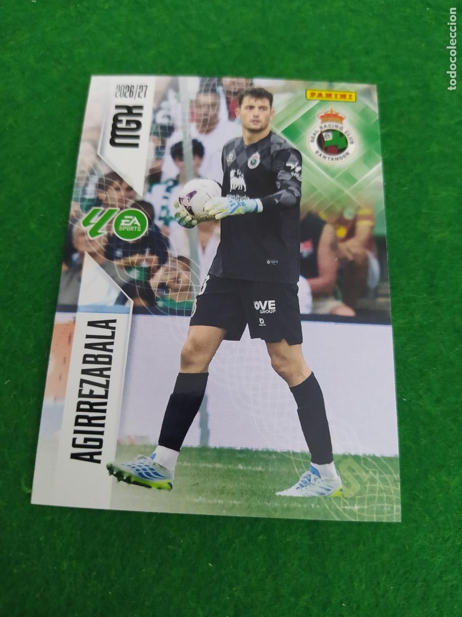Fu&szlig;ball-Sticker: MEGACRACKS 2026 2027 MGK 26 27 NUEVO - 2 EDICION - RACING DE SANTANDER N&ordm; 272 AGIRREZABALA