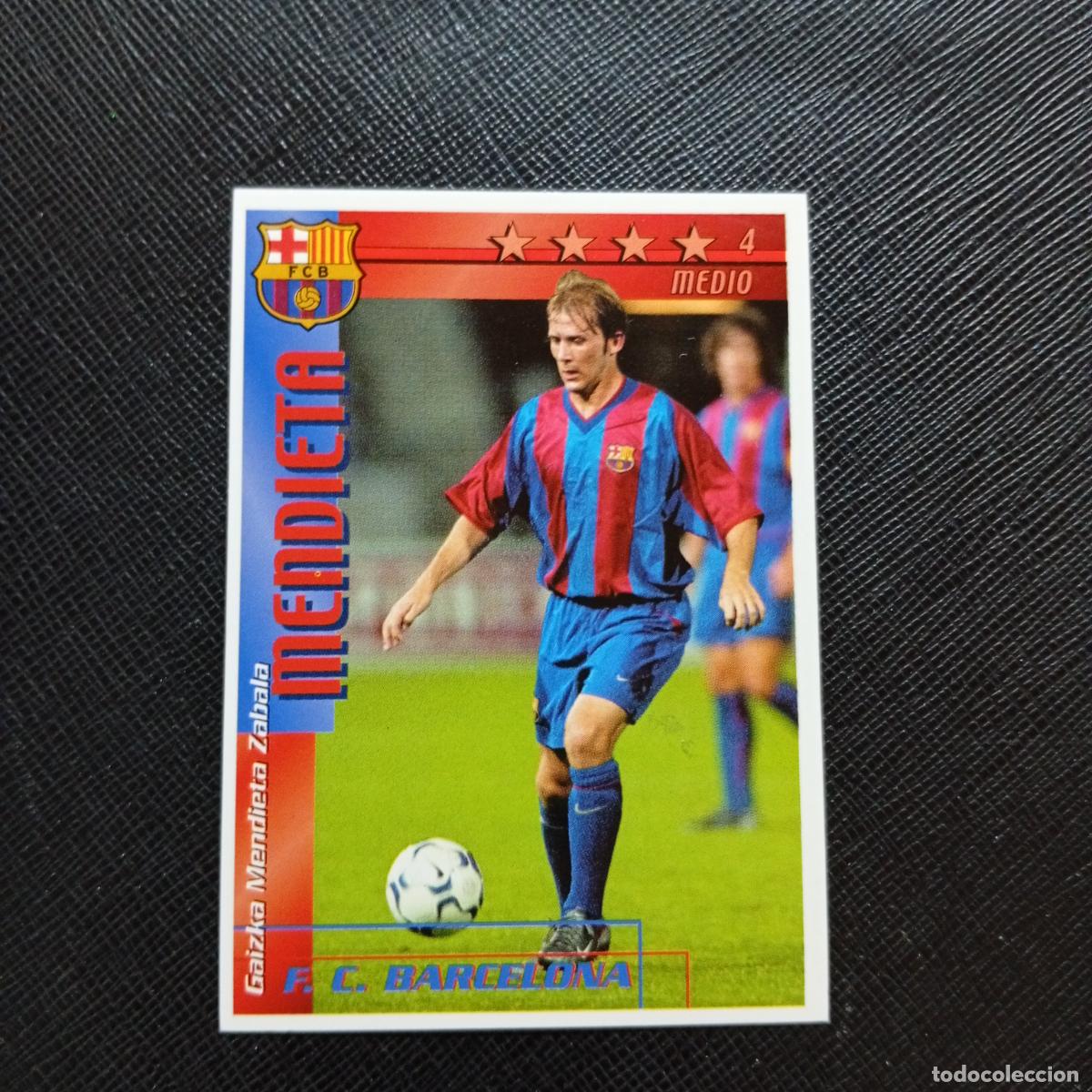 Fu&szlig;ball-Sticker: MENDIETA BARCELONA MATCH TOTAL 2002 2003 CROMO FUTBOL LIGA 02 03 - A190 PG15