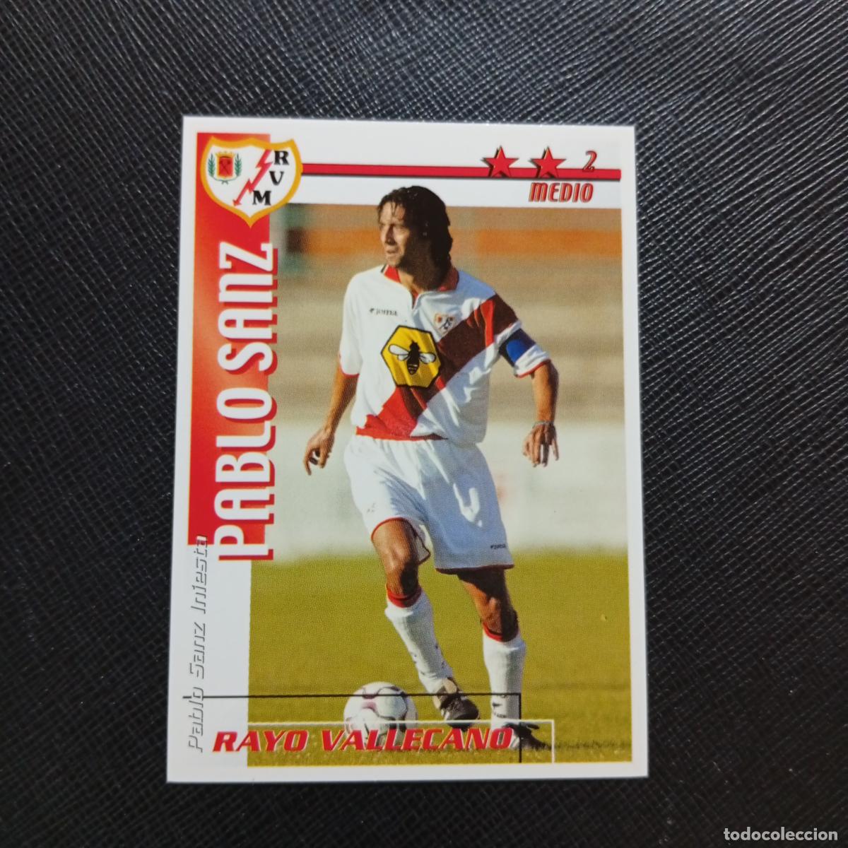 Cromos de f&uacute;tbol: PABLO SANZ RAYO VALLECANO MATCH TOTAL 2002 2003 CROMO FUTBOL LIGA 02 03 - A190 PG15