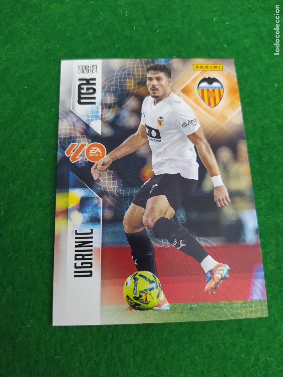 Fu&szlig;ball-Sticker: MEGACRACKS 2026 2027 MGK 26 27 NUEVO - 2 EDICION - VALENCIA N&ordm; 356 UGRINIC