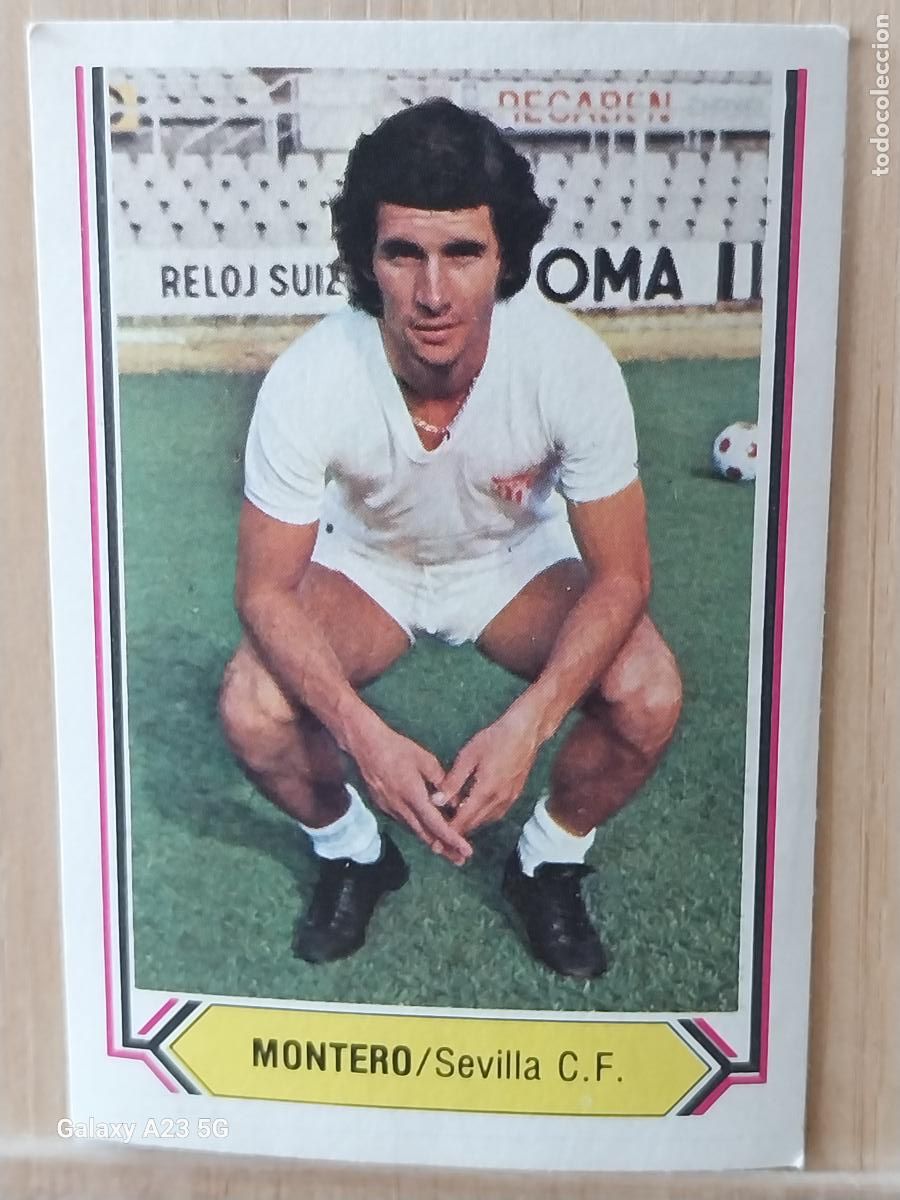 Fu&szlig;ball-Sticker: MONTERO SEVILLA ED ESTE LIGA 1980 80 81 CROMO SIN PEGAR NUNCA ORIGINAL
