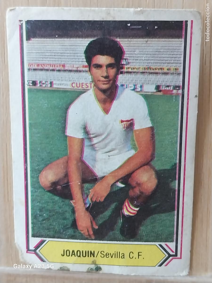 Fu&szlig;ball-Sticker: JOAQUIN SEVILLA ED ESTE LIGA 1980 80 81 CROMO SIN PEGAR NUNCA ORIGINAL