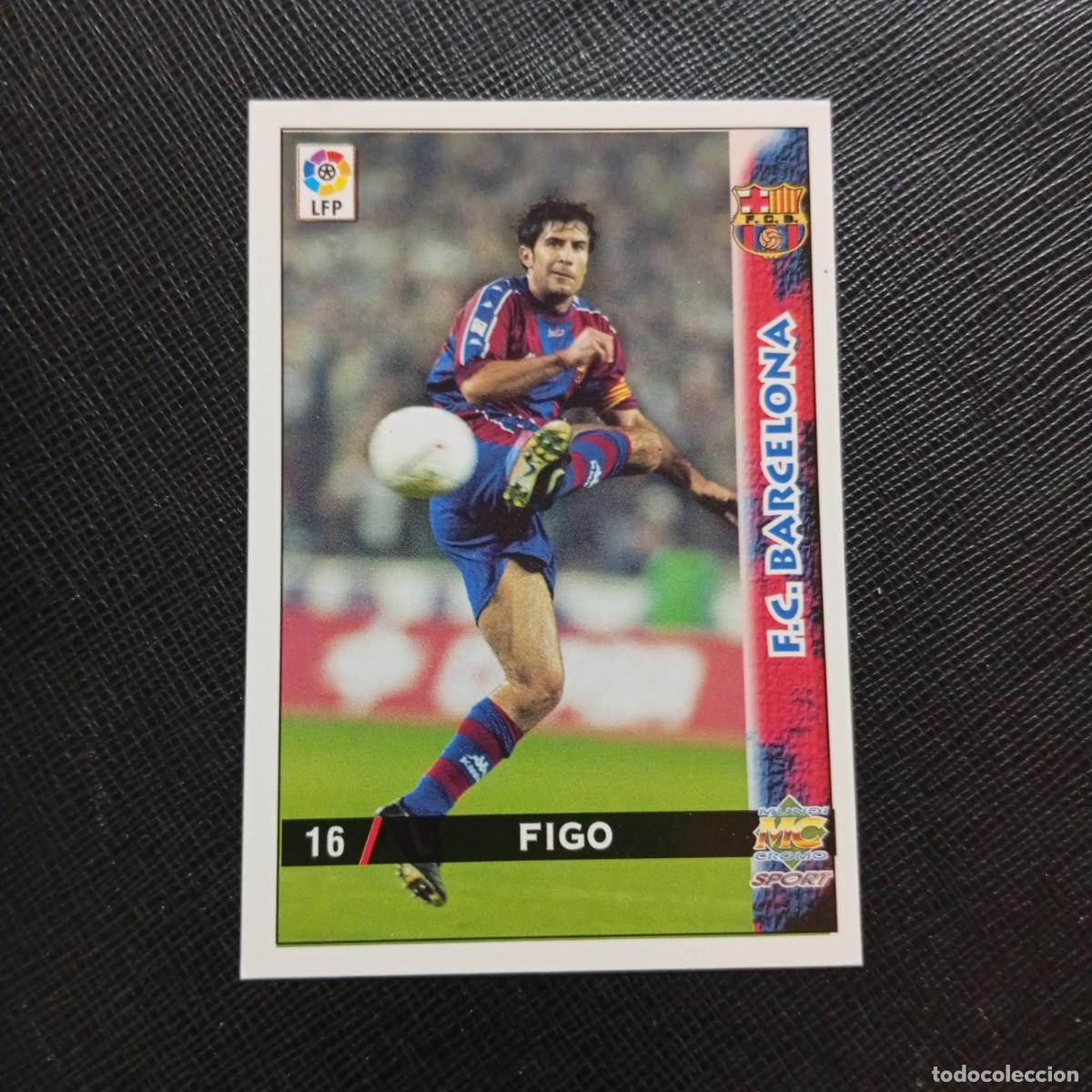 Cromos de f&uacute;tbol: 16 FIGO BARCELONA MUNDICROMO 1998 1999 CROMO FUTBOL LIGA 98 99 - A190 PG21