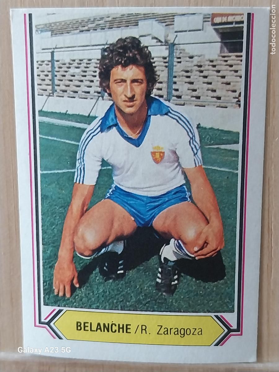 Cromos de f&uacute;tbol: BELANCHE ZARAGOZA ED ESTE LIGA 1980 80 81 CROMO SIN PEGAR NUNCA ORIGINAL