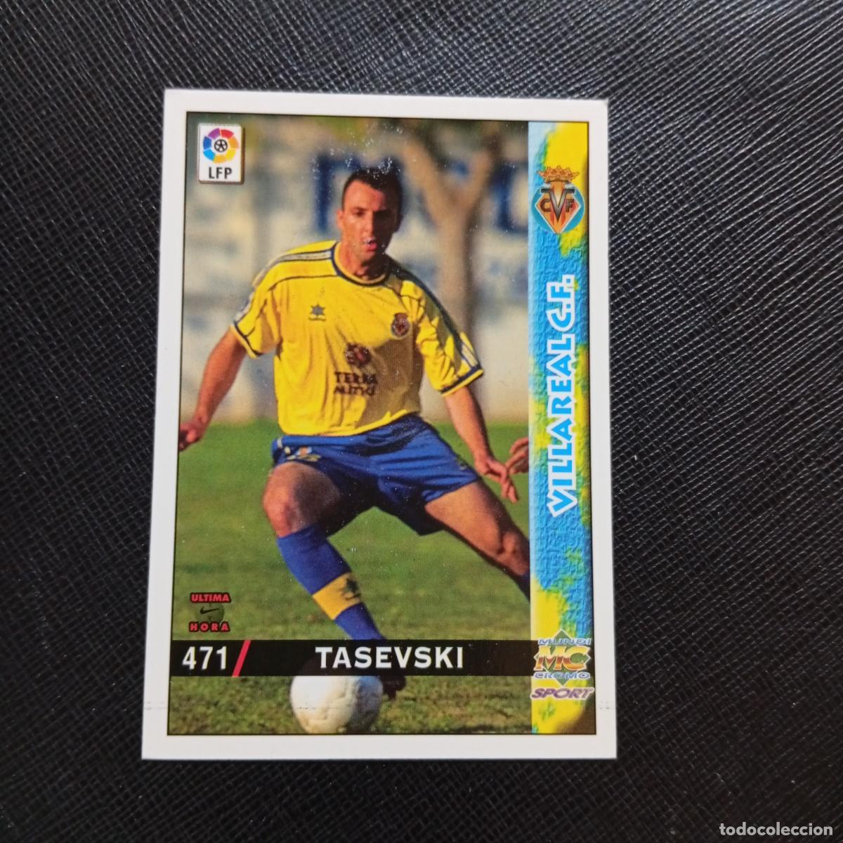 Football Stickers: 471 TASEVSKI VILLARREAL MUNDICROMO 1998 1999 CROMO FUTBOL LIGA 98 99 - A190 PG23 ULTIMA HORA