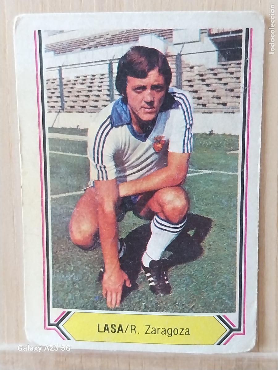 Football Stickers: LASA ZARAGOZA ED ESTE LIGA 1980 80 81 CROMO SIN PEGAR NUNCA ORIGINAL