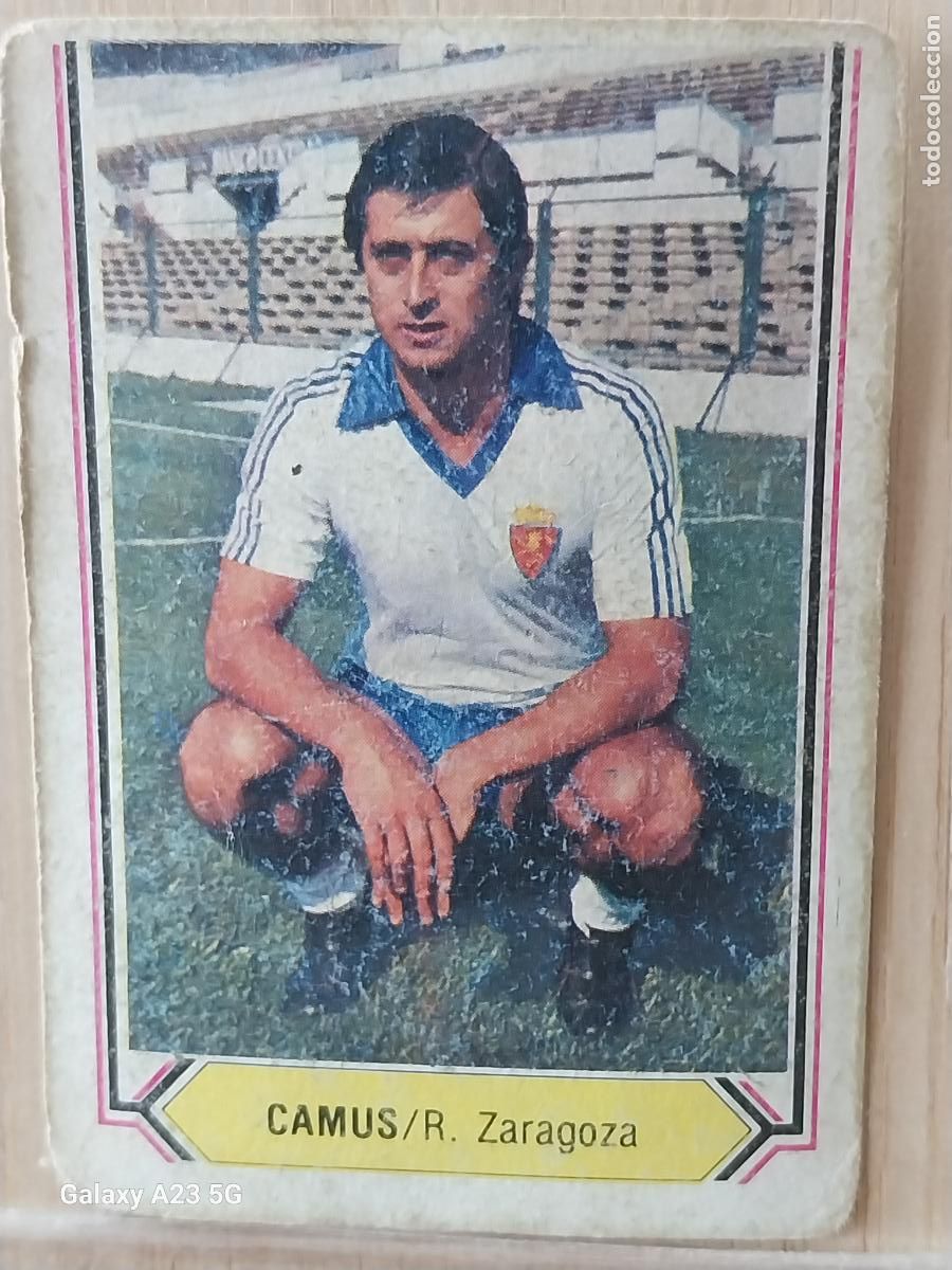 Fu&szlig;ball-Sticker: CAMUS ZARAGOZA ED ESTE LIGA 1980 80 81 CROMO SIN PEGAR NUNCA ORIGINAL
