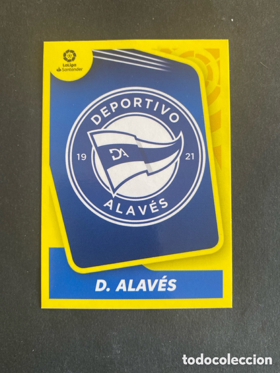 Cromos de f&uacute;tbol: Cromo liga 21/22 Alav&eacute;s N* 1