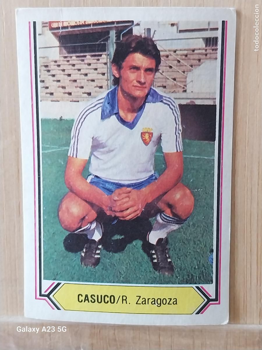 Cromos de f&uacute;tbol: CASUCO ZARAGOZA ED ESTE LIGA 1980 80 81 CROMO SIN PEGAR NUNCA ORIGINAL